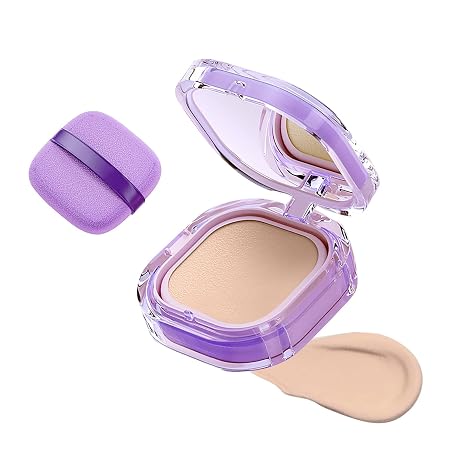 Full Coverage Creamy Foundation Full Coverage Light and Skin-Close Satin Glow Finish 24h Long-Lasting Waterproof Matte Finish Cushion Foundation for Oily/Dry/Combination Skin (Soft Mist Ivory
