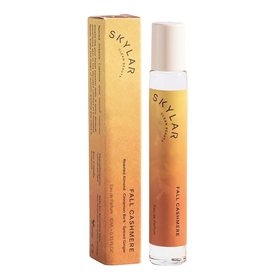 Skylar Fall Cashmere, Rollerball Perfume for Women, Vanilla, 0.33 Fl oz