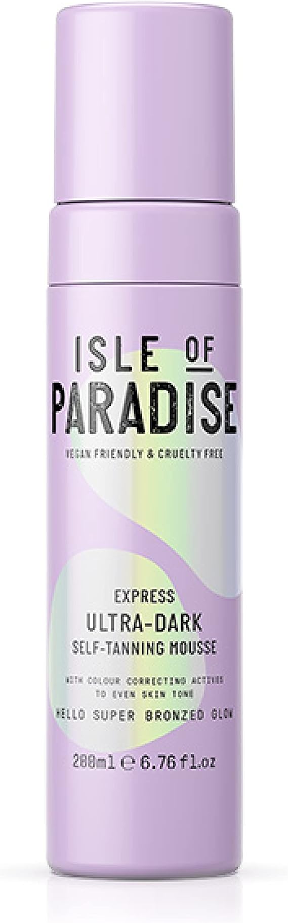 Isle of Paradise Ultra Dark Self Tan Mousse (200 ml) Express Extra Bronzed Self Tanning Foam, Natural Ingredients & Vegan (packaging may vary)