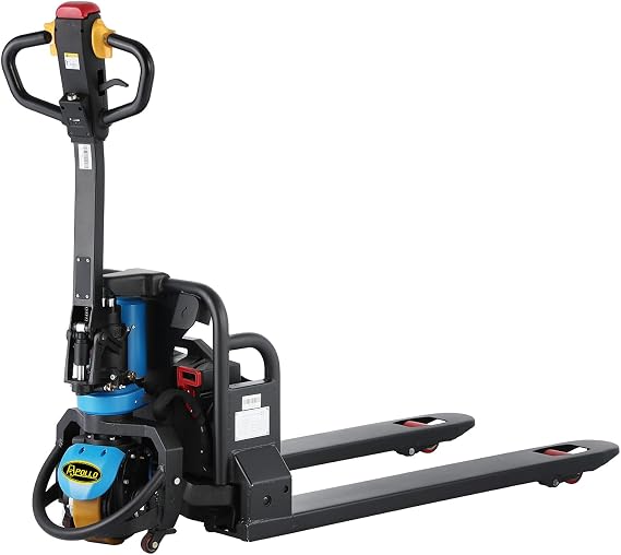 APOLLOLIFT Full Electric Pallet Jack Power Lithium Battery Pallet Truck 3300lb Cap. 48" x27" Fork Size Lift Jacks for Material Handling