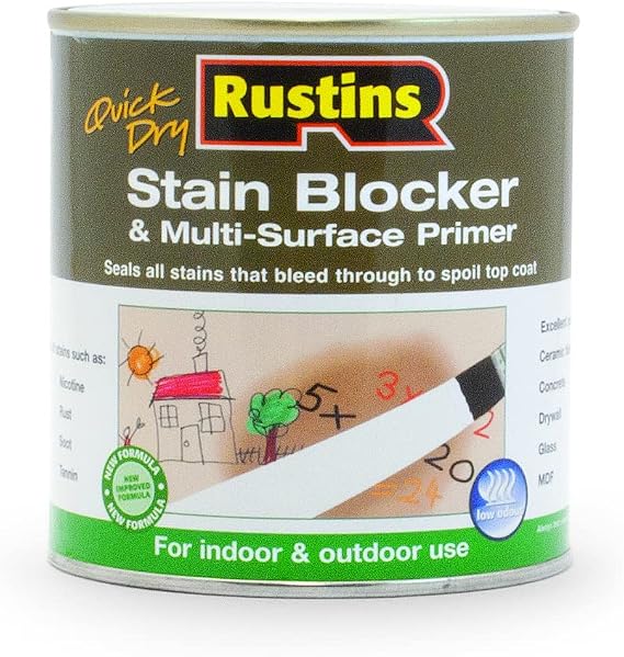Rustins Quick Dry Stain Blocker & Multi-Surface Primer 250ml