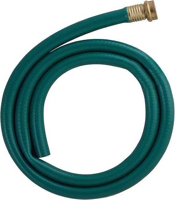 LDR Industries 5 Ft Rubber Garden Dehumidifier Drain Hose, Green