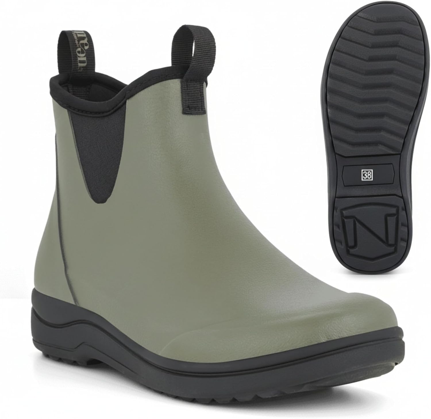 Gummistiefel Damen Halbhoch Wasserdicht Gummistiefel Damen Kurz für Outdoor und Garten