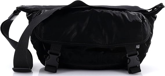 Saint Laurent, Pre-Loved Logo Belt Bag Canvas, Black