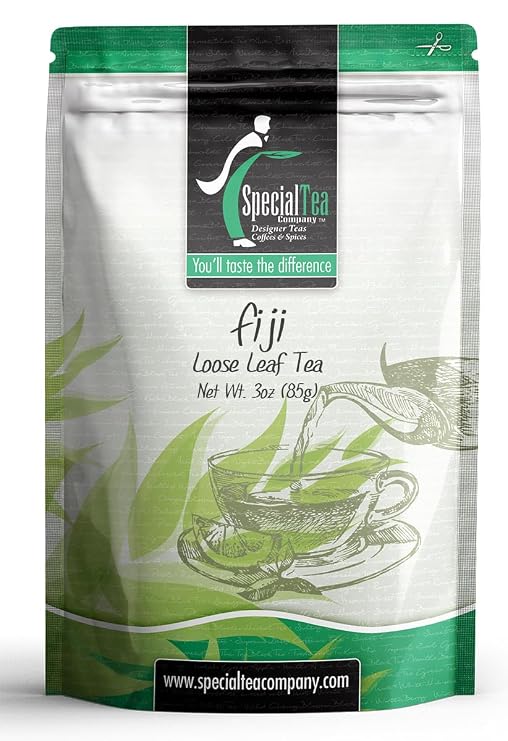 Special Tea Fiji Organic Green Tea, Pineapple & Papaya, 3 oz. Loose Leaf