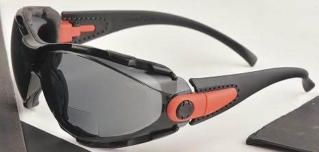 DeltaPlus Go-Specs Bifocal Safety Glasses, +2.5 Diopter (WELRXGG40GAF25)