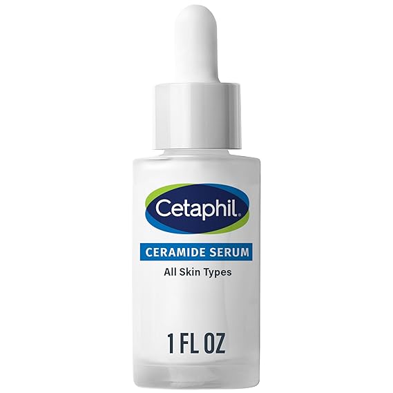 Cetaphil Ceramide Serum Skin Barrier Repair Sensitive Skin, 1oz | Ceramides + Centella Asiatica, Restores Skin Barrier, Hydrating, Fragrance Free, Dermatologist Tested, Dry Sensitive Skin