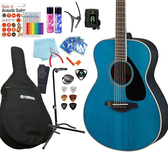 Yamaha FS820 TQ 98765 Acoustic Guitar, Beginner, High Grade 18-Piece Set, Safe to Ship After Inspection
