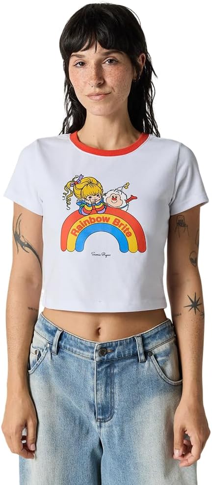Samii Ryan Women's Rainbow Brite Baby Tee