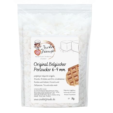 Original Belgian Pearl Sugar 6-9 mm 1 kg