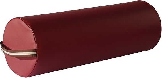 Master Massage Large 9"x26' Full Round Bolster Pillow Cushion for Massage Table ,Burgundy
