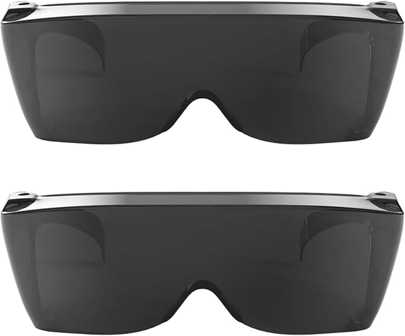 Cover Ups Fit Over Glasses Sunglasses Men Women Wrap Around | Fits Over Prescription Glasses and Readers, Wrap Around Frame, for Sensitive Eyes and After Cataract Surgery, UV400