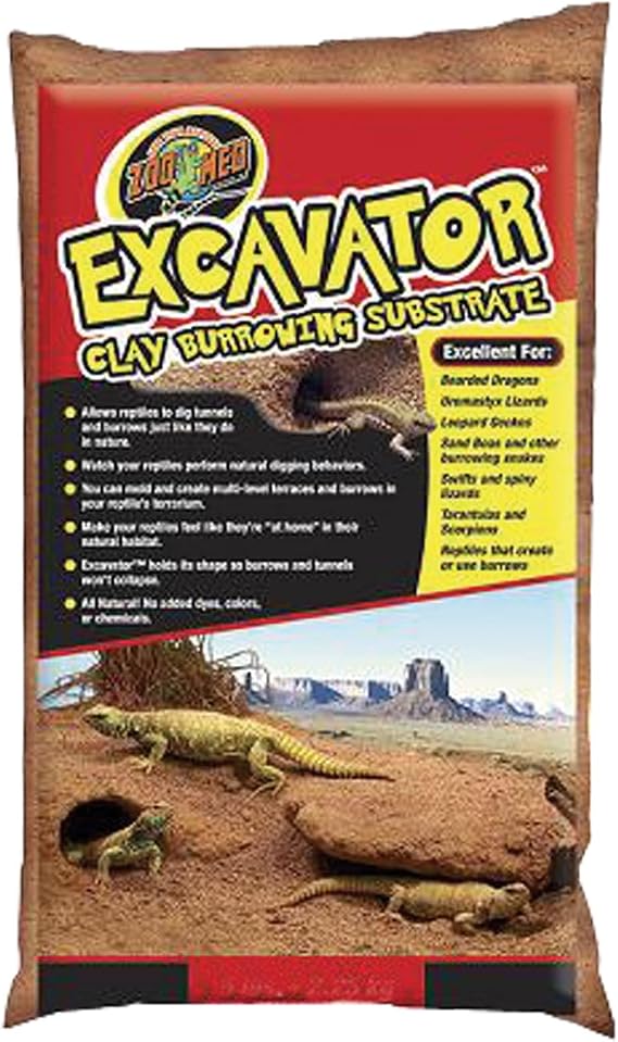 Zoo Med Excavator Clay Burrowing Substrate, 10 Pounds