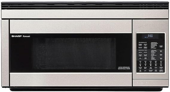 Sharp R1874T 30 in. 1.1 cu. ft. Over the Range Convection Microwave Oven
