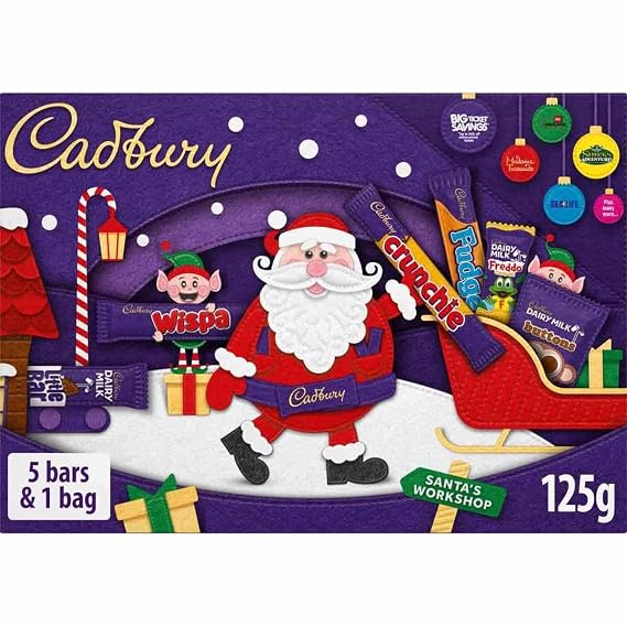 Cadbury Medium Santa Chocolate Selection Box 125g