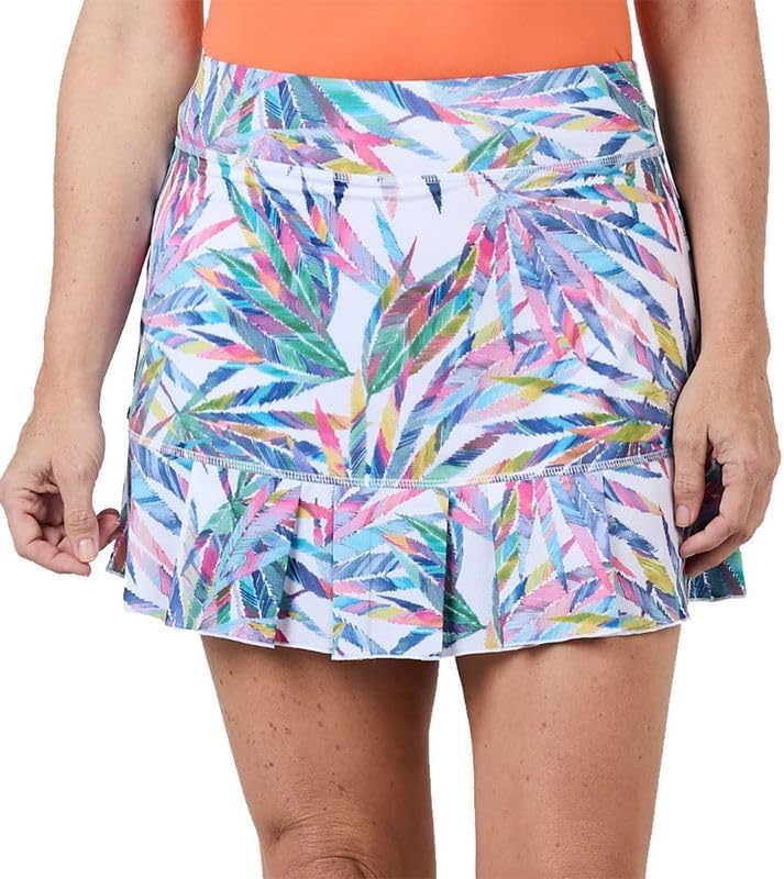 SOFIBELLA UV Colors 14 inch Skirt - Amazonia Leaves