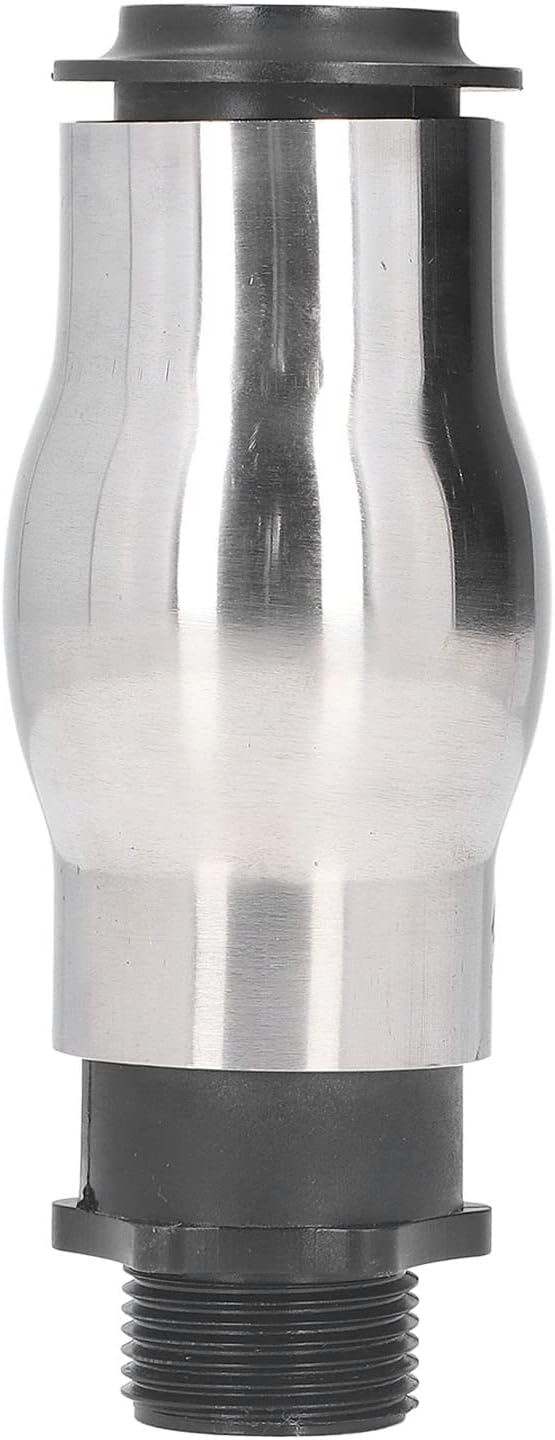 Frothy Nozzle, G1 Male Thread Frothy Foam Jet Fountain Nozzle 304 Stainless Steel Water Spray Head for Garden