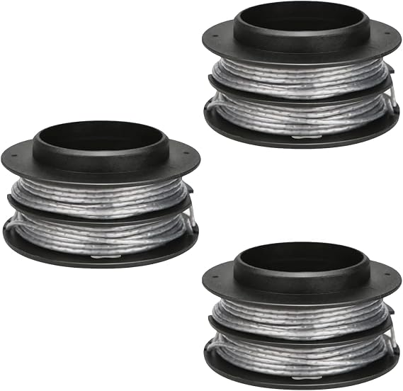 KST-130X Trimmer Replacement Line Compatible for Kobalt 40-Volt String Trimmer Models KST 130X-06 and KST 130X, 17ft 0.080'', (3pack)