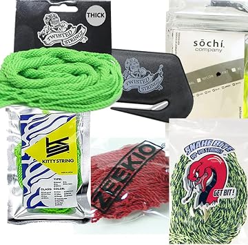 Sample Pack of Our 5 Most Popular Yo-Yo Strings - Free String Cutter - Kitty, Zeekio, Sochi, Twisted, Snake Bite