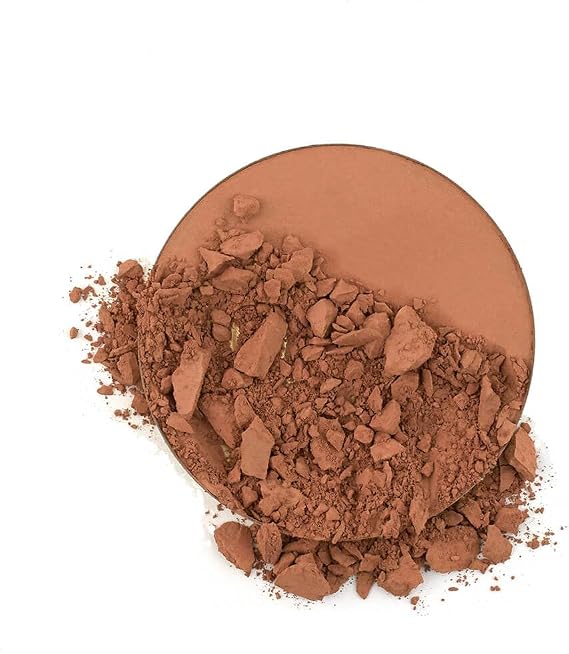 Pressed powder Tan, pressed powder full cover foundation including mirror and puff applicator