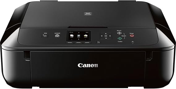 Canon MG5720 Wireless All-in-One Printer with Scanner and Copier: Mobile and Tablet Printing with AirprintTMCompatible, Black