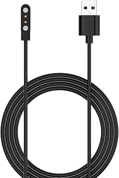 Smartwatch Charger USB Smartwatch Replacement Charging Cable Cord for Kieslect Watch K10 K11 Portable Charger USB Charger Replacement Charging Accessory, 100cm