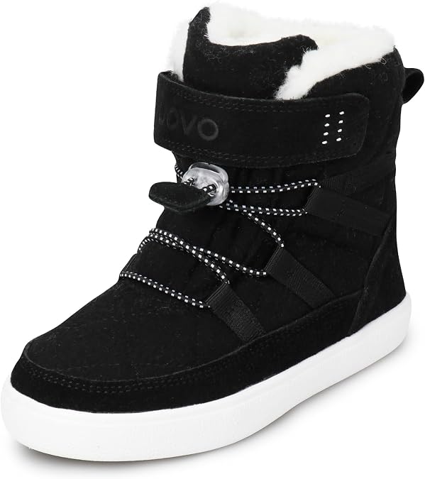 UOVO Boys Snow Winter Boots Kids Waterproof Outdoor Boots Warm Slip Resistant(Little/Big Boys)