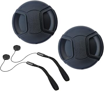 72mm Lens Cap Cover Compatible for Nikon AF-S DX Nikkor 18-200mm f/3.5-5.6G ED VR II Lens,AF-S DX VR 18-200mm f/3.5-5.6G IF-ED,NIKKOR Z(Not AF-S) 24-70mm f/4 S,HUIPUXIANG[2 Pack]