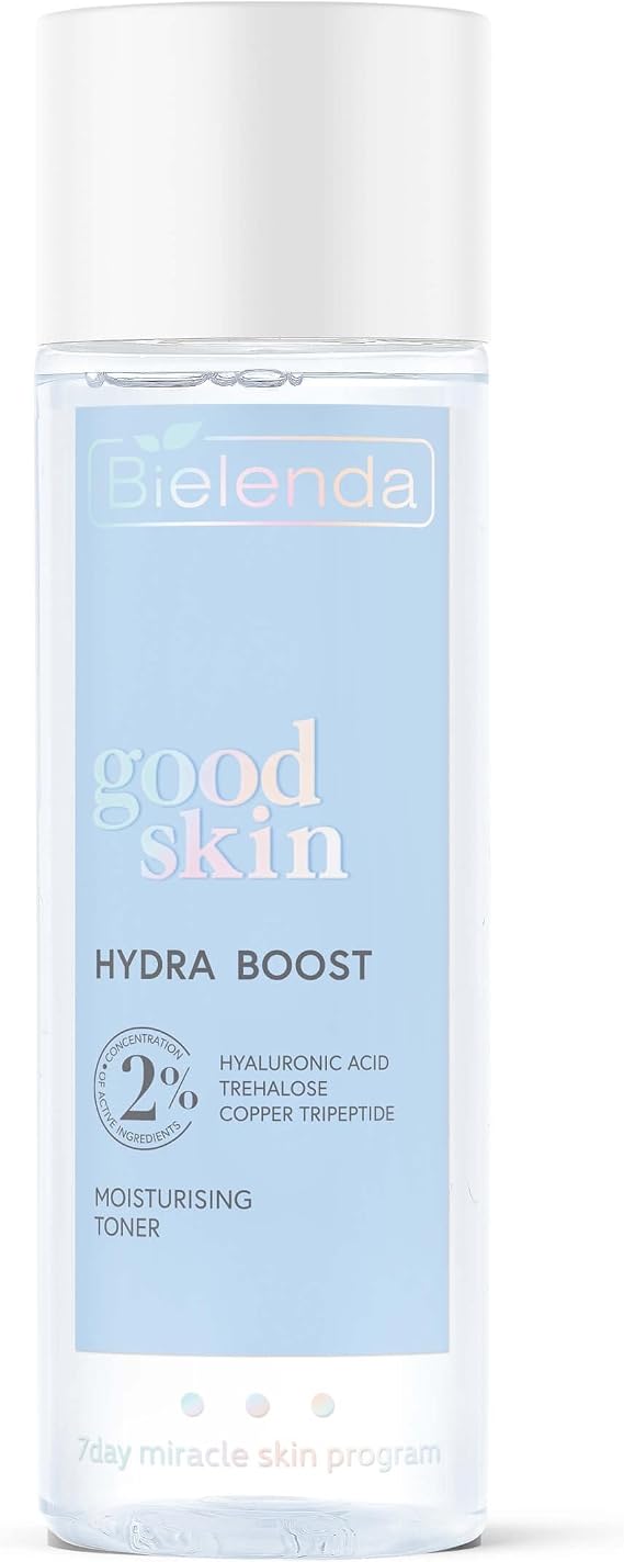 Bielenda Good Skin Hydra Boost Moisturizing Tonic Hyaluronic Acid, Trehalose, Tripeptide, 200 ml
