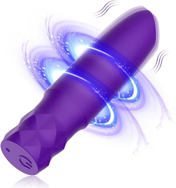 Rechargeable 10 Modes Quiet Powerful Handheld Electric Massager (Purple) GL37385