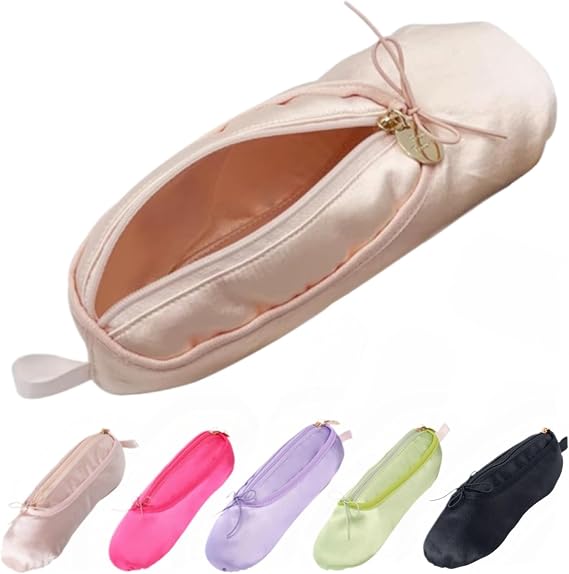 Ballet Pointe Shoe Makeup Bag Dance Recital Gifts for Girls