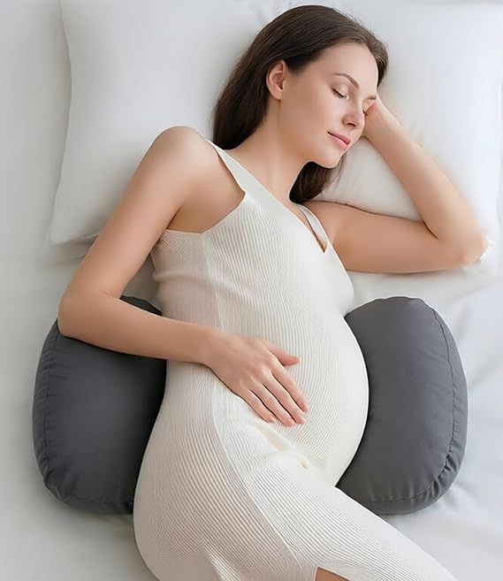 Adjustable Pregnancy Wedge Pillow for Belly & Back Support, Compact Design