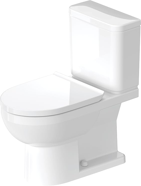 Duravit DuraStyle Basic Two-Piece Toilet Kit White