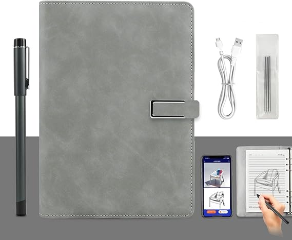 Digital Notebook Drawing Pad with Erasable Paper Refills, Smart Sync Pen & Notebook for Drawing, Writing and Note-Taking