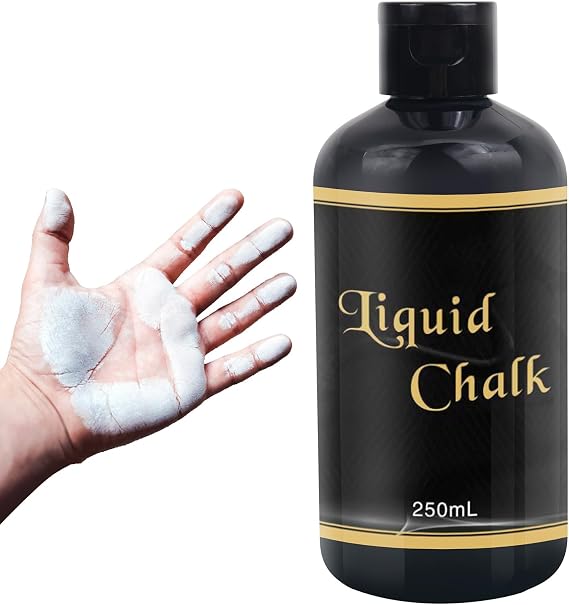 Liquid Chalk, Mess-Free Gym Chalk for Weightlifting, Rock Climbing, Gymnastics, Dancing, Gym. Sports Chalk, Hand Grip Chalk, Dries in Seconds (250 ML)