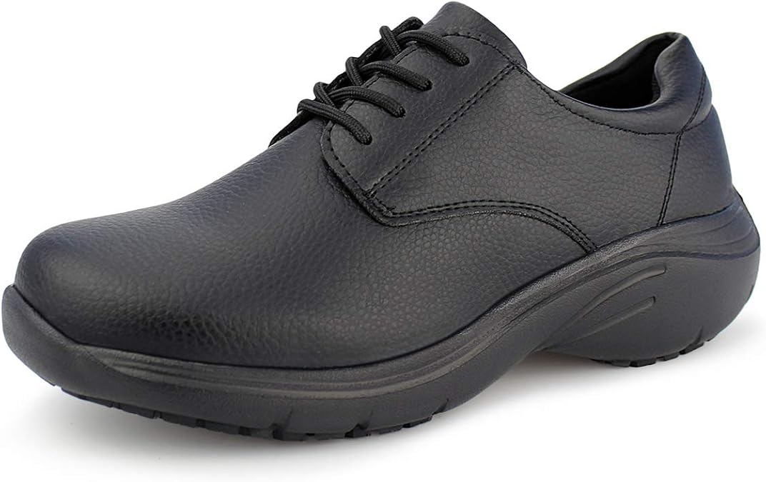 Hawkwell Women's Slip Resistant Lightweight Nursing Shoes Comfortable Lace Up Work Shoes