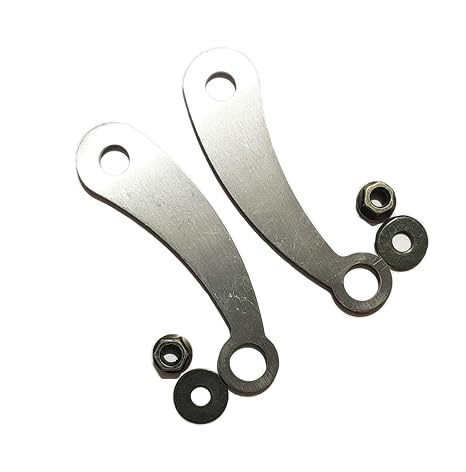 SAMDO Universal Motorcycle Speedometer Bracket Stainless Steel 304 Speedometer Mount (2pcs) with Screw Nuts (1 Pair)