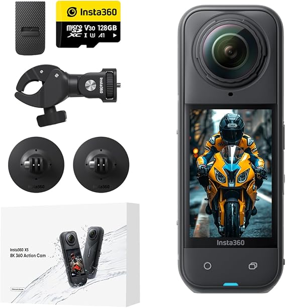 Insta360 X5 Motorcycle Bundle Aksiyon Kamerası