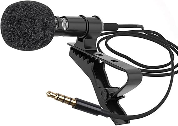 Microphone Lapel Versatile Lightweight Lapel Microphone Output | Headset Mike Lapel-Microphone Output for Teaching Conference Live Recording