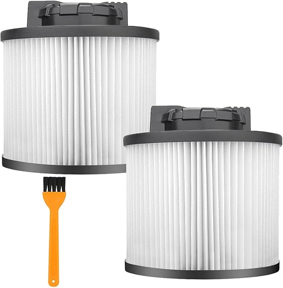 2 Pack DXVC4001 HEPA Filter Replacement for DEWALT 4-5 Gal Wet/Dry Shop Vac