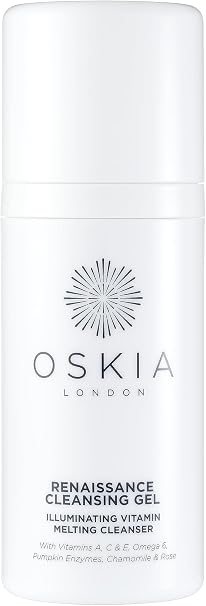OSKIA Renaissance Cleansing Gel – Gel-to-Oil Face Cleanser with Vitamin A, E & C for Radiant Skin