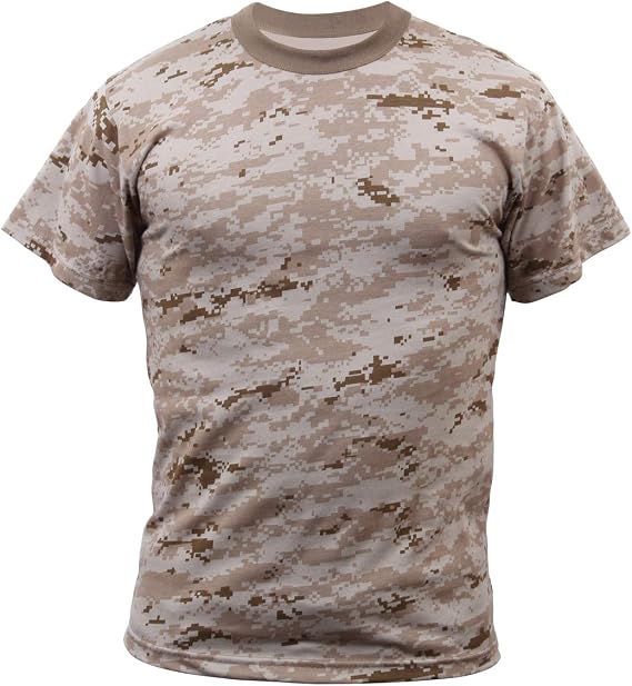 Rothco Digital Camo T-Shirt, 3XL, Desert Digital Camo