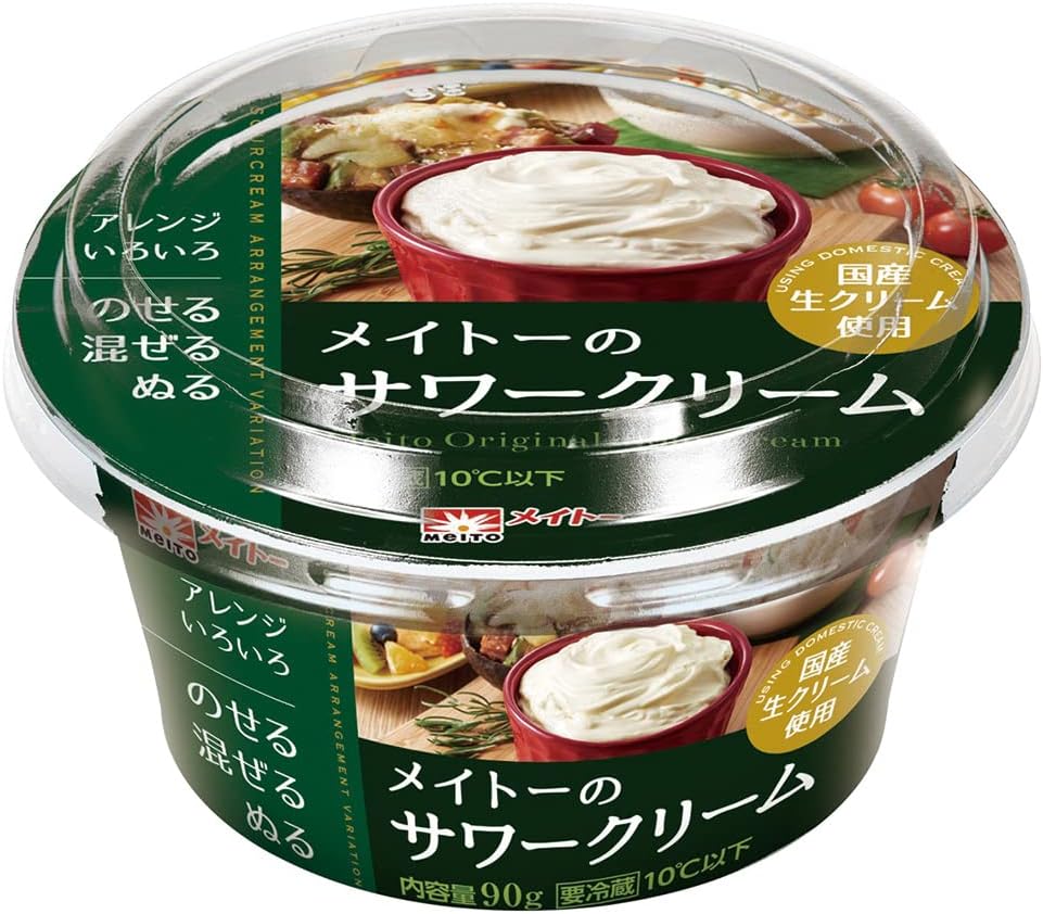 Refrigerated Mayo's Sour Cream, 3.2 oz 90 g x 18 Packs