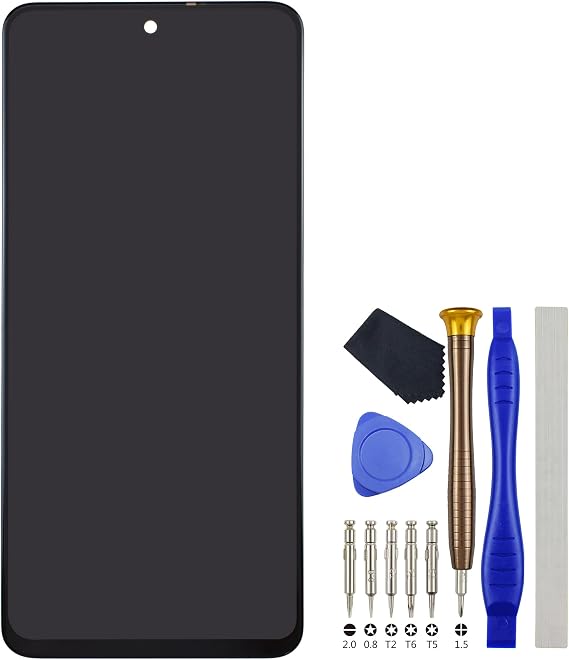 6.67" LCD Display Digitizer Full Screen Replacement for Xiaomi Redmi Note 9 Pro M2003J6B2G Redmi Note 9S M2003J6A1G Black