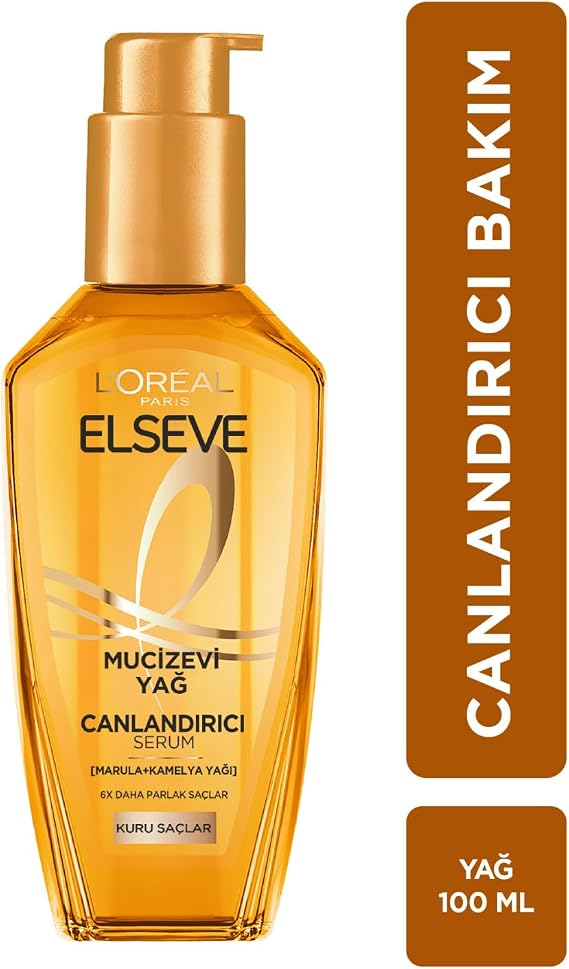 L'Oreal Paris Elseve Mucizevi Canlandırıcı Bakım Yağı 100 ml