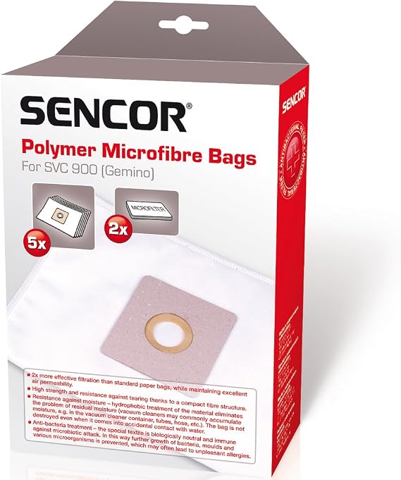 Sencor Vacuum Cleaner Bags for 900 SVC - 5 pcs