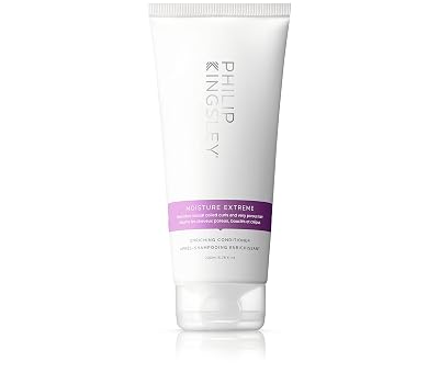 PHILIP KINGSLEY | Moisture Extreme Enriching Conditioner | For Curly, Dry, Damaged Hair | Moisturizes, Hydrates and Adds Shine| Detangles and Controls Frizz, Adds Shine | 6.76oz