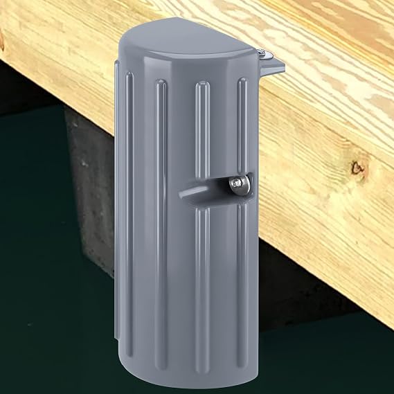 Dock Bumper Mudguard, Versatile Dock Side Edge Protection, Marine Quality, UV and Shock Resistant, Dock Guard for Boats and Docks, Mounting Hardware Included