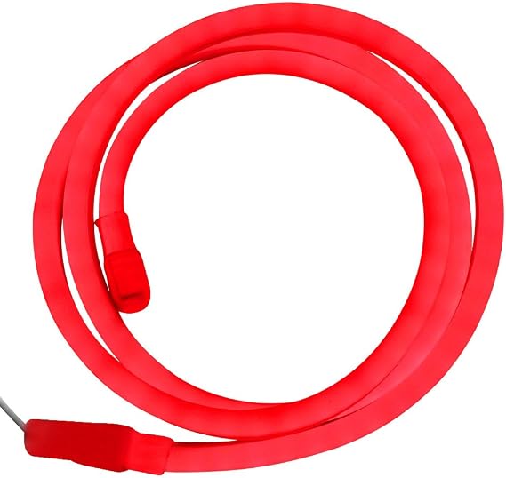 LED Neon Rope Light, 9.9ft DC 12V 2835 Flexible 180 Degree LED Neon Strip Lights, 360 Units LED Waterproof Neon Rope Light for Decoration(Red)
