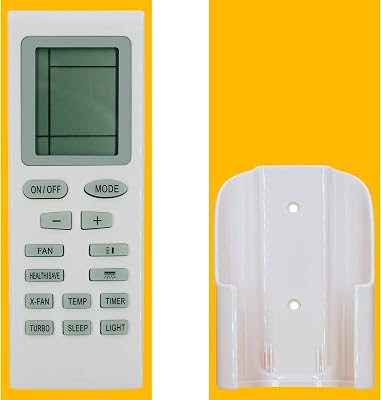 Replacement Remote Control for Cooper&Hunter CH-S07LHA CH-S12RX4 CH-S18RX4 CH-S09BKP6 CH-S24FTXN CH-S07NKP CH-S07LHW CH-S12LKP CH-S09XP4 Portable AC Air Condtioner,with Wall Mount Case